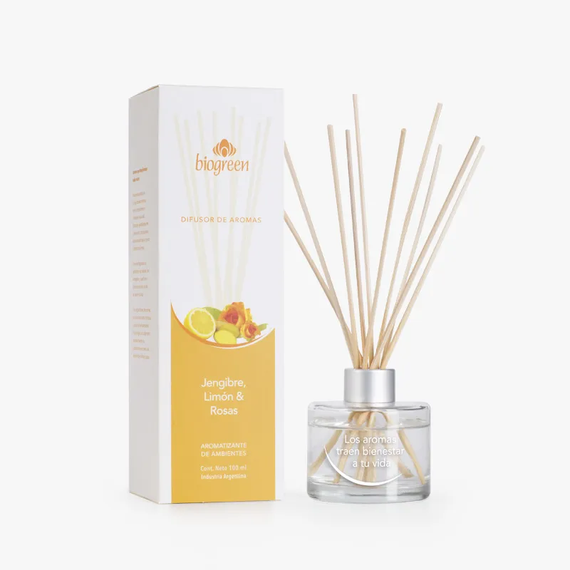 Difusor Jengibre, Limón y Rosas